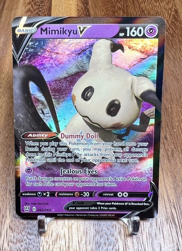 ポケモンカードゲーム Mimikyu V psa10 2022 Pokemon Sword & Shield Brilliant Stars Tg16 Full Art