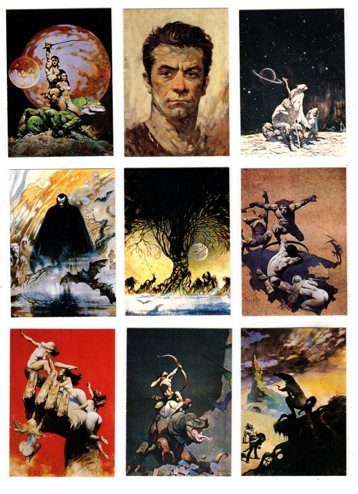 The Art of Frank Frazetta① Frank Frazetta | Wolfmoon •1965• Artwork by Frank Frazetta