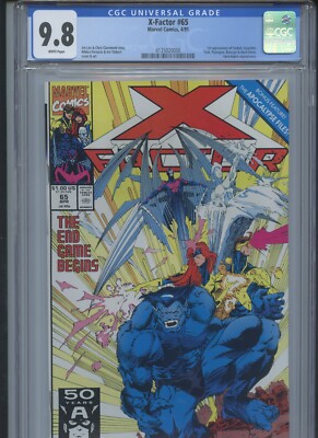 X-Factor Vol 1 #65 1991 CGC 9.8