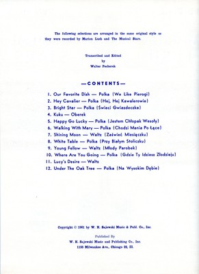 Marion Lush & Musical Stars - Polish Dances - Bb Combo Book - Vol. 3 - Sajewski