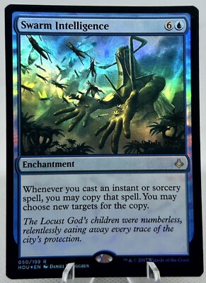 Swarm Intelligence 050/199 Pre-release Foil Promo Hour of Devastation HOU MTG NM
