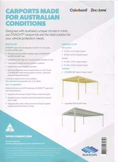 Carport 6 125 X 3 100 All Colorbond Hervey Bay Maryborough