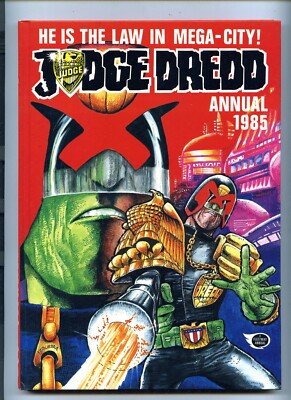 Judge Dredd 1985 Annual Hard Cover by Fleetway (NM+)