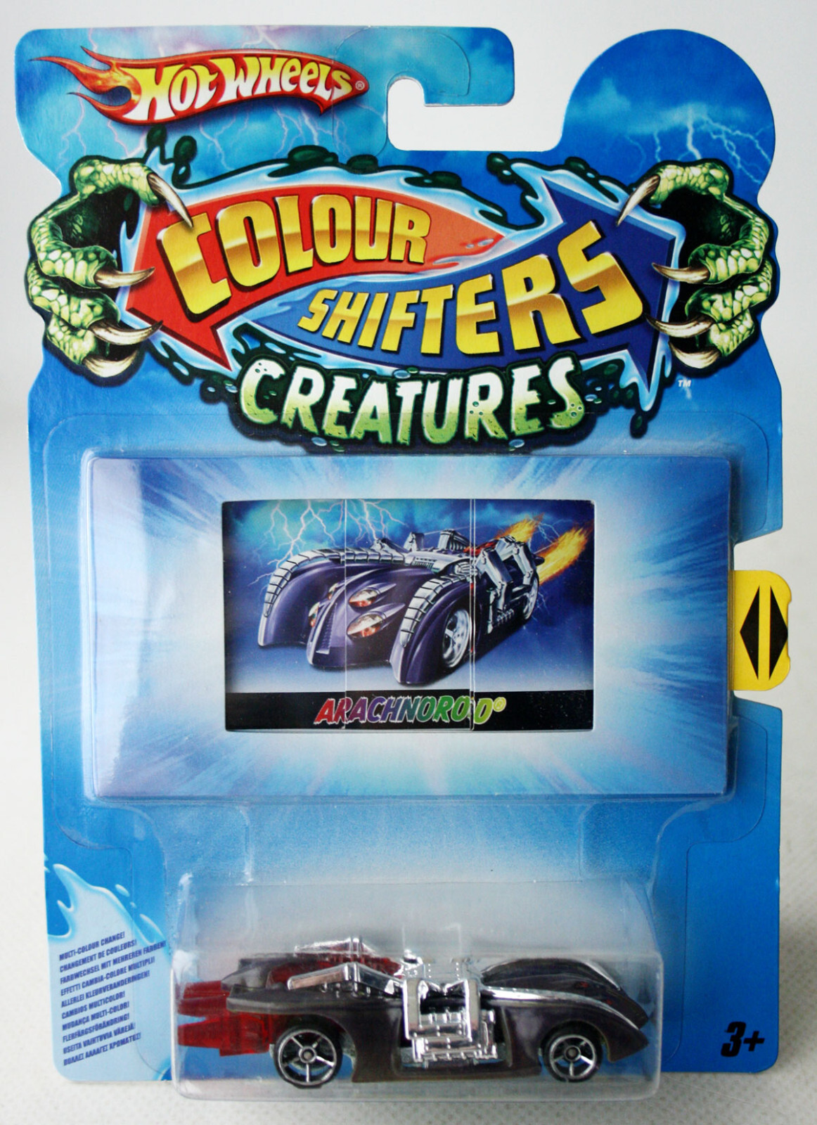 RARE 2009 HOT WHEELS COLOUR SHIFTERS CREATURES ARACHNOROD NEW