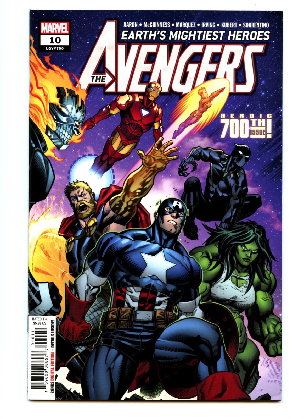 Avengers 700th Issue ~ No. 10 ~ Wal-Mart Exclusive Variant Avengers 700th Issue ~ No. 10 ~ Wal-Mart Exclusive Variant