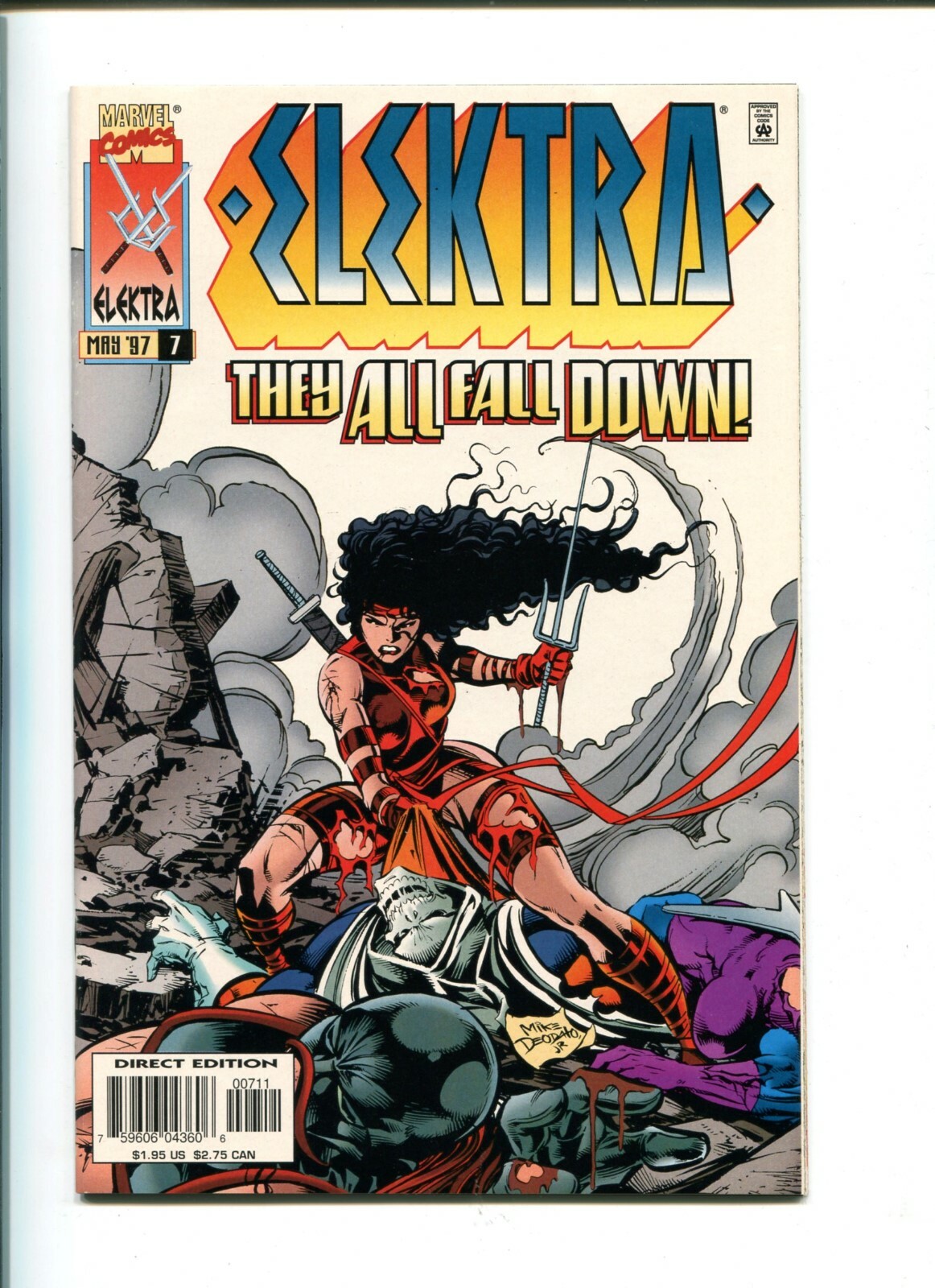 アメコミ・英語　ELEKTRA # 18 （MARVEL 1996）リーフ版 アメコミ・英語 ELEKTRA # 18 （MARVEL 1996）リーフ版 アメコミ