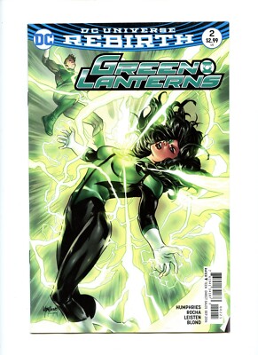 Green Lanterns ~ No. 2, Sept. 2016 ~ First Print Variant B ~ DC Rebirth ~ VF/NM