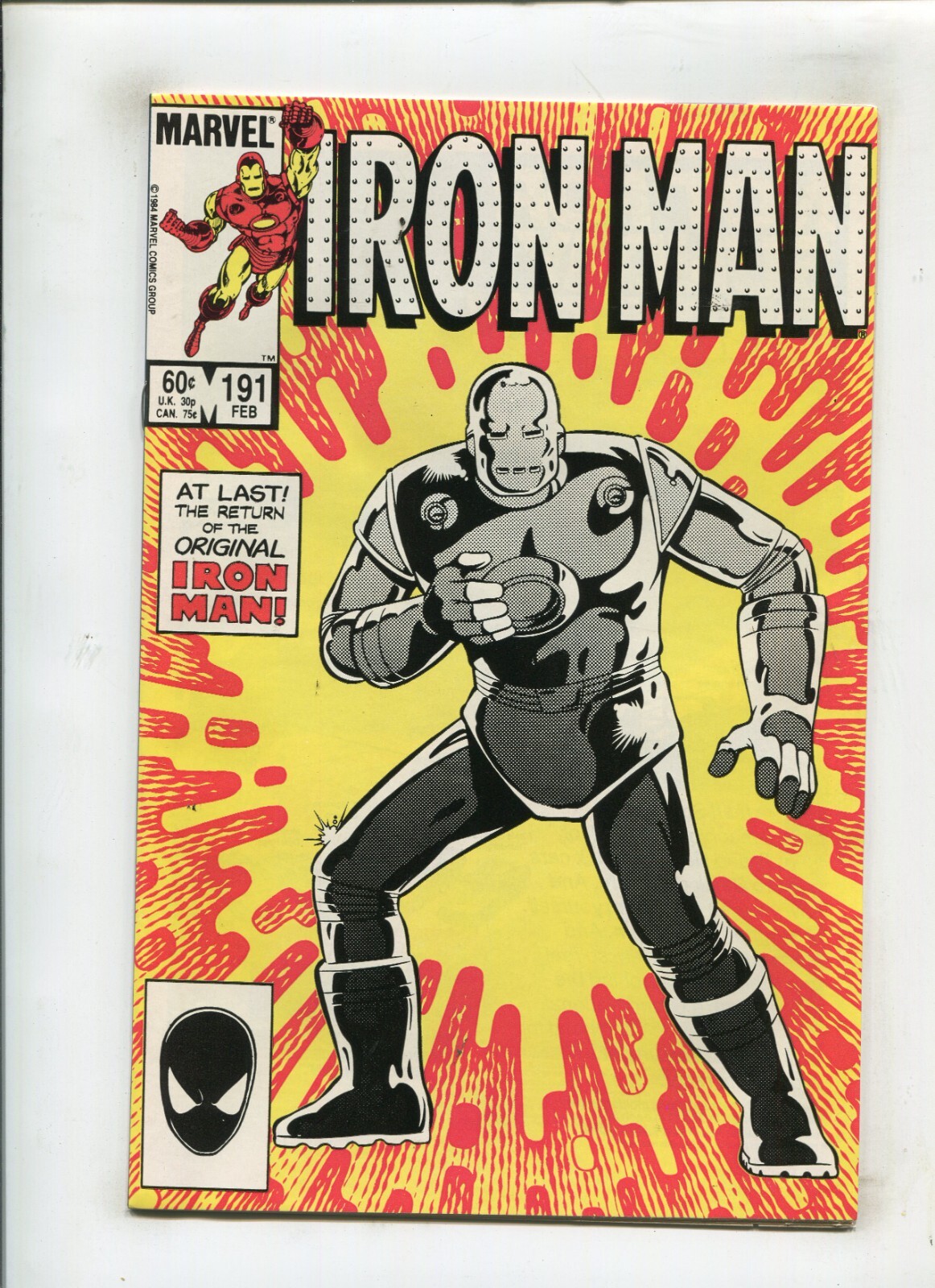 IRON MAN #191 (9.0) IRON DESTINY!! 1984 | eBay