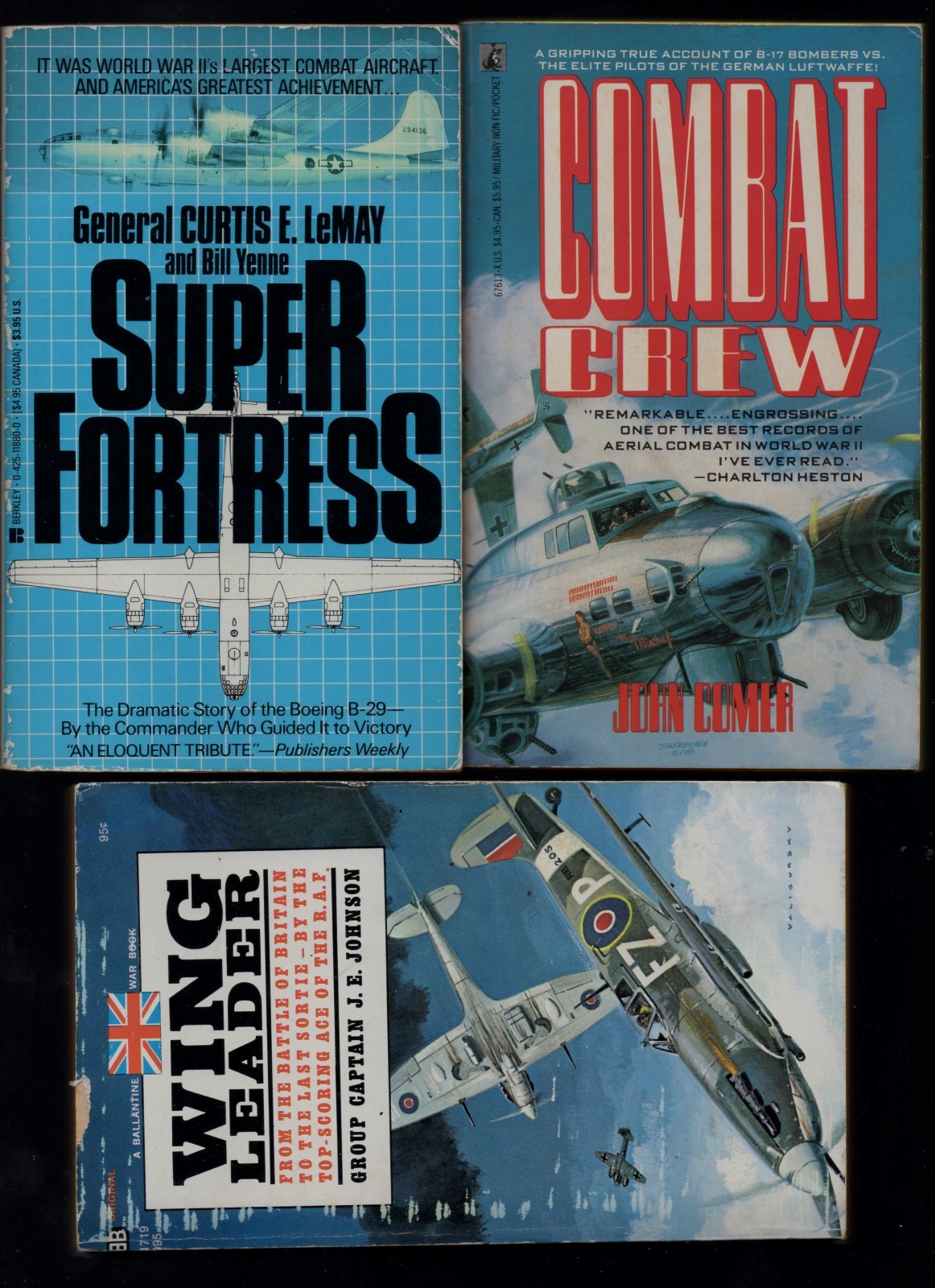 15 WW II 2 Nonfiction PBs. 30 Seconds Over Tokyo Company Comander, Superfortress