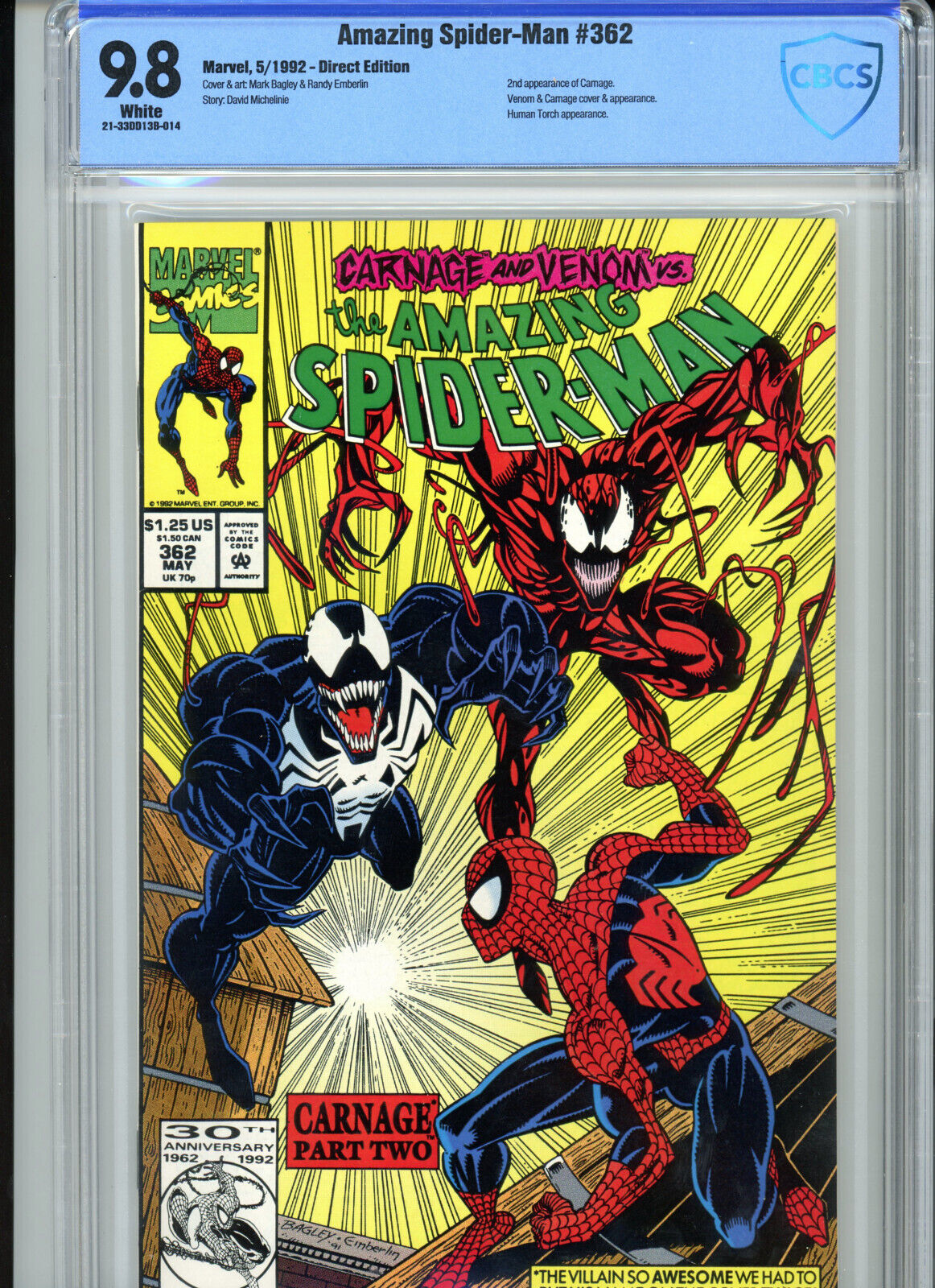 Amazing Spider-Man #362 (1992) Marvel CBCS 9.8 White | eBay Amazing Spider-Man #362 (1992) Marvel CBCS 9.8 White | eBay