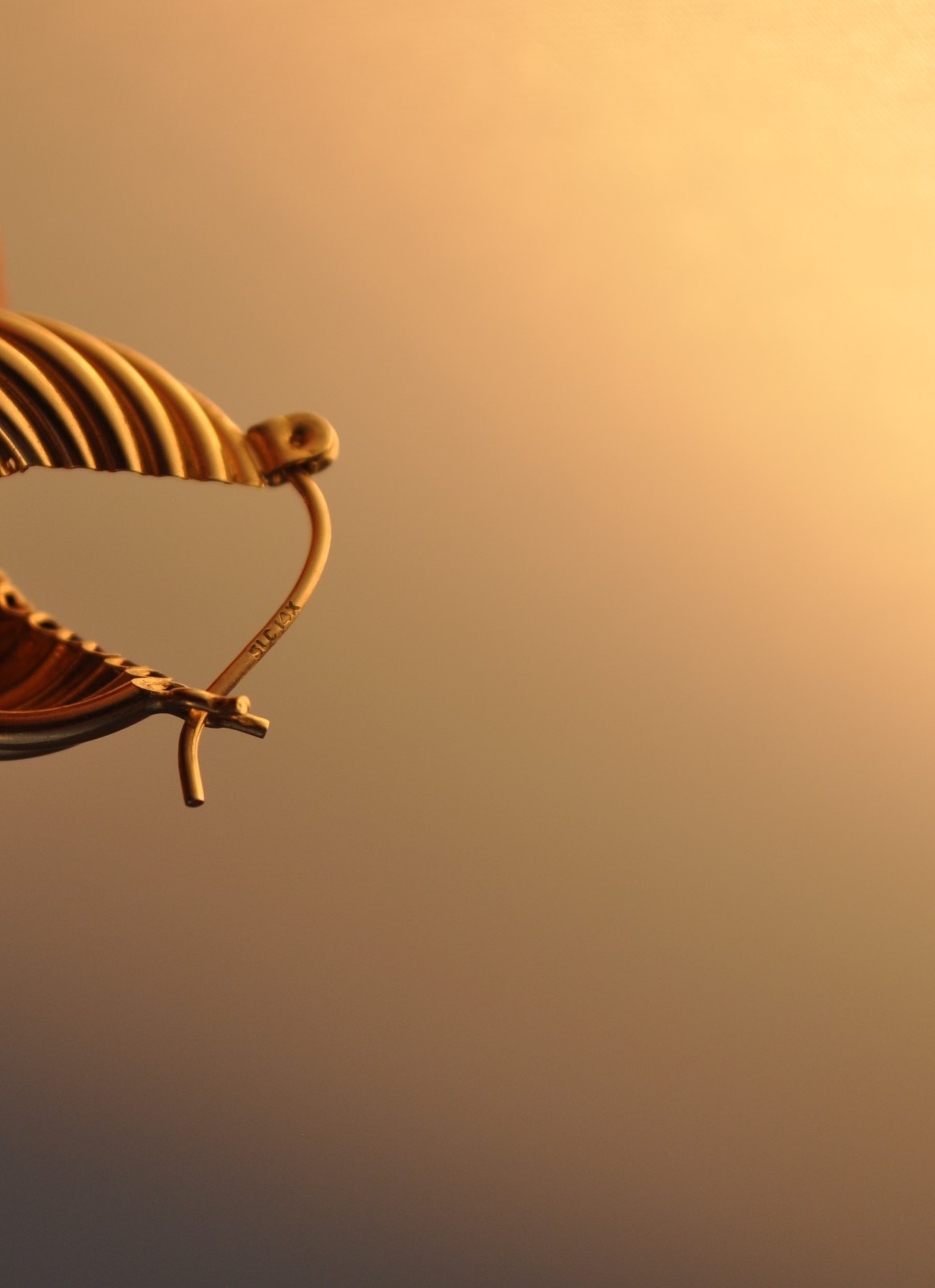 Twisted Multi Loop Earrings 14 Karat Yellow Gold - 1 3/8