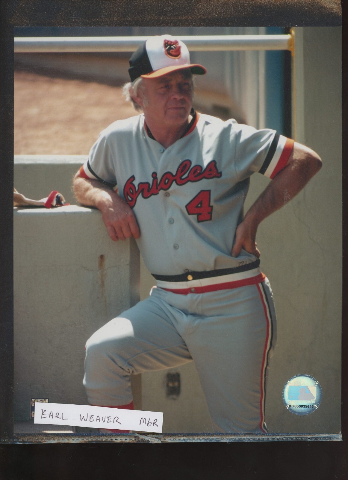 8x10 Unsigned Color Photo Earl Weaver Orioles | eBay