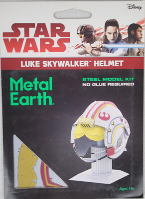 Luke Skywalker Helmet Star Wars Metal Earth 3D Model Kit