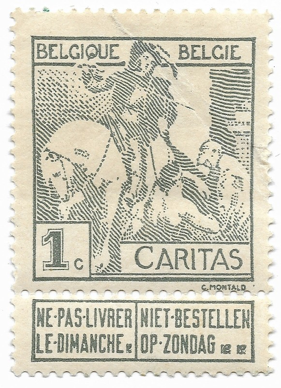 Belgique, 1910 - Caritas, NÂ°84 - Livraison 0â¬ DÃ¨S 5 Lots GroupÃ©S