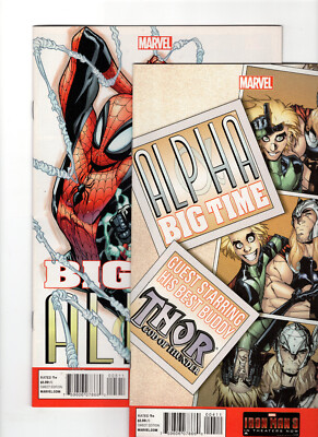 ALPHA: Big Time #4 & #5 (2013, Marvel Comics)