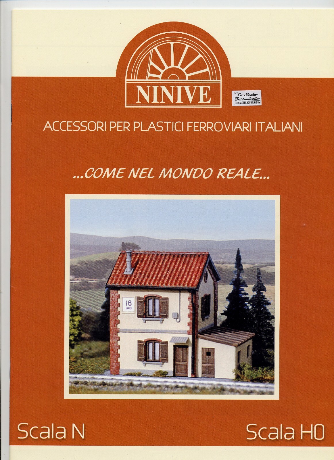 NINIVE Catalogo generale accessori edifici caseggiati plastici ferroviari H0 & N