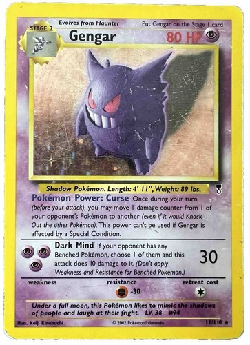 Pokémon TCG Gengar Legendary Collection 11/110 Holo Holo