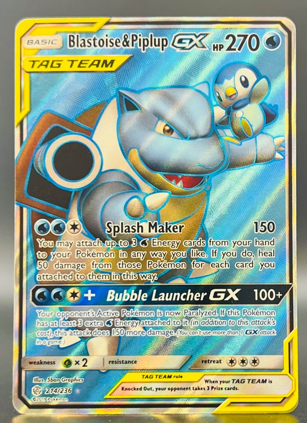 ポケモンカードゲーム BLASTOISE & PIPLUP GX PSA10 s-l400.jpg