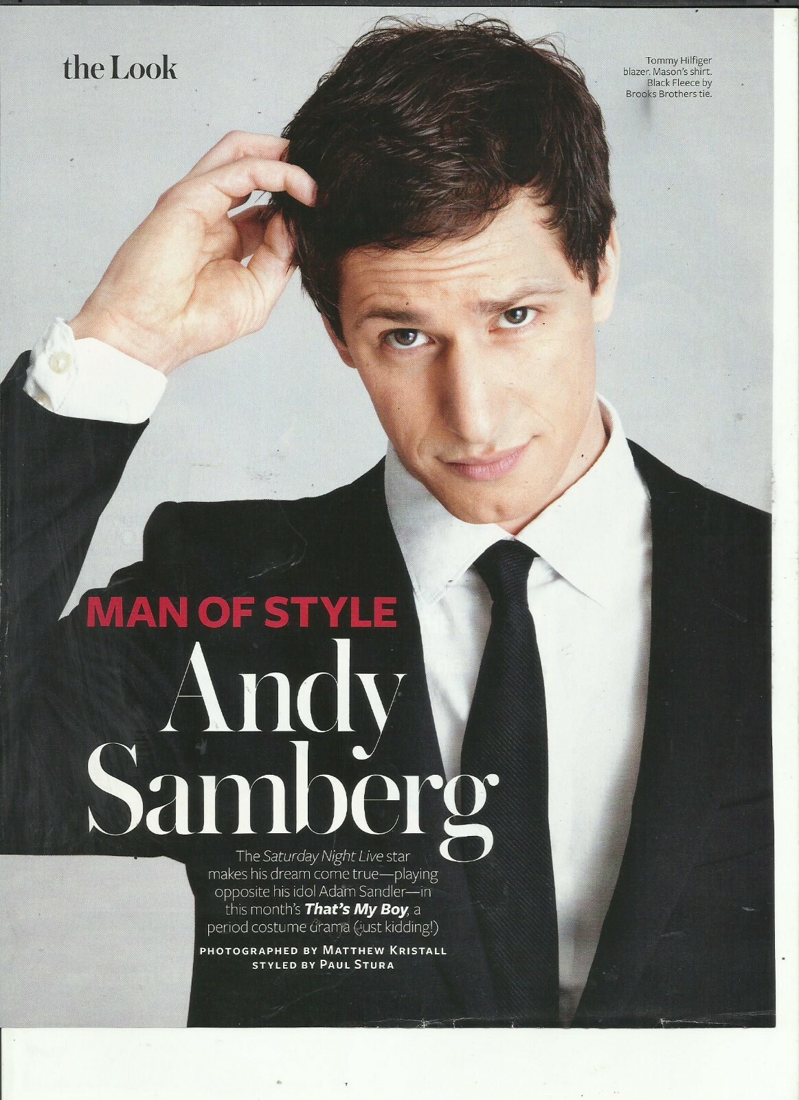 ANDY SAMBERG MAGAZINE CLIPPINGS
