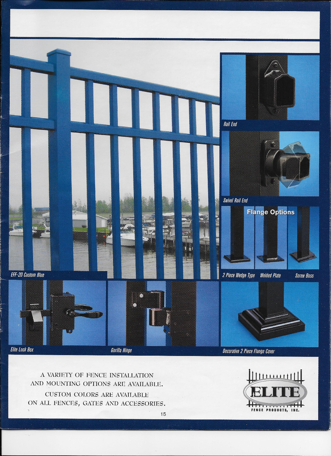 ALUMINUM FENCE/COMMERCIAL & INDUSTRIAL / STORAGE BUILDINGS / PARKS / SCHOOLS /