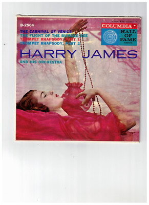 Harry James & His Orch BIG BAND EP (Columbia B2504)The Carnival/Trumpet Rhapsody