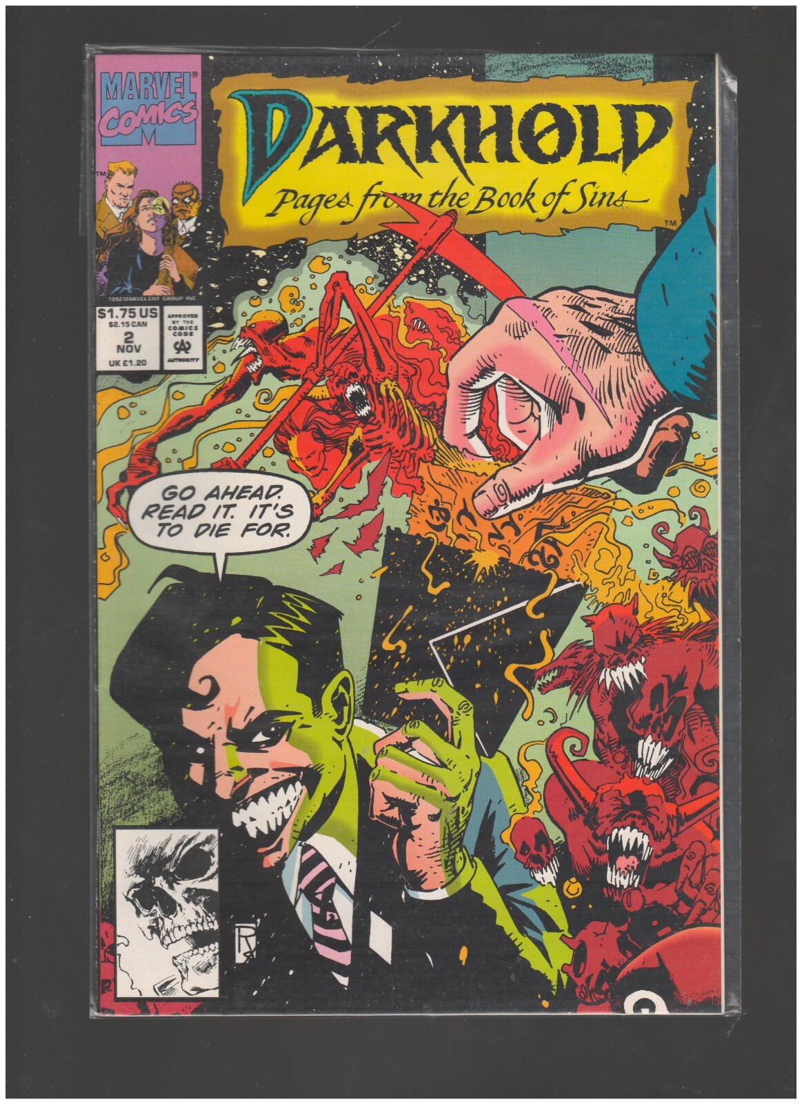 Darkhold:Pages from the Book of Sins #2 Marvel Comics 1992