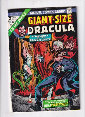 Giant-Size Dracula #2 Marvel 1974 Call them Triad...Call them Death! VG-