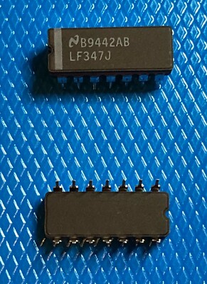 NSC LF347J JFET OP AMP
