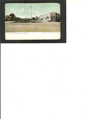 MEXICO VINTAGE PC ''Paseo de la Reforma'' UNUSED   No Writing
