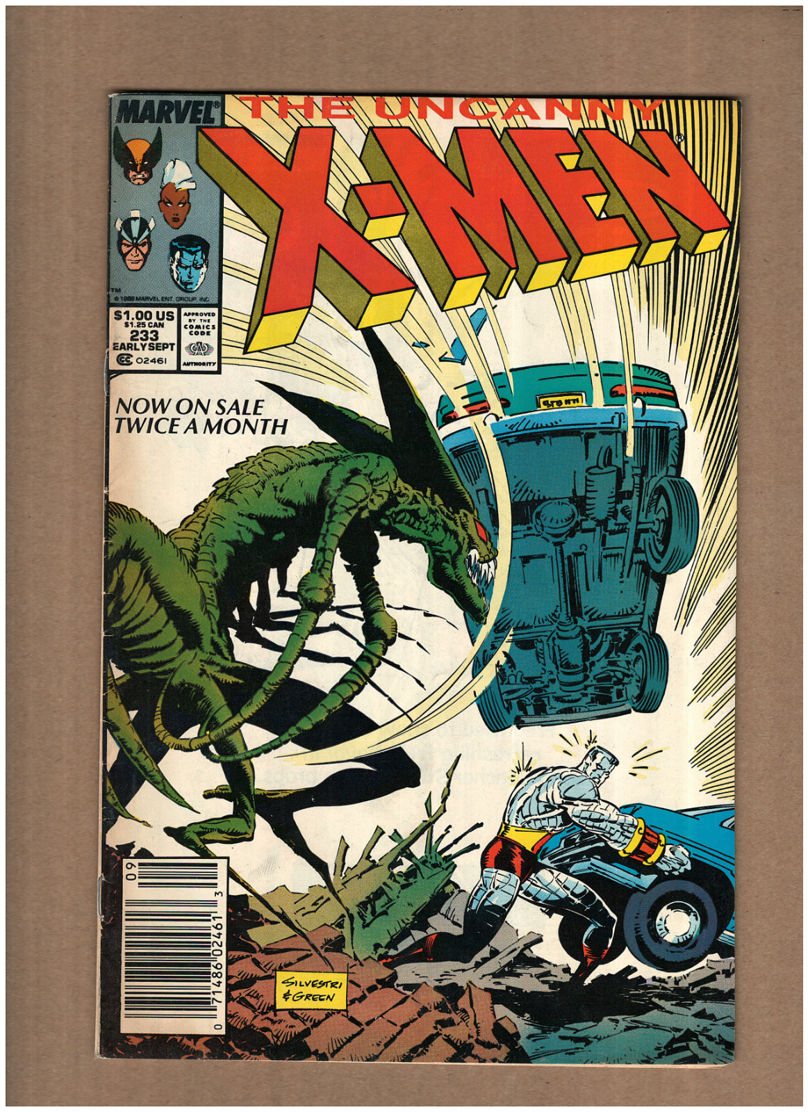 Uncanny X-Men #233 Marvel Comics 1988 Claremont & Silvestri