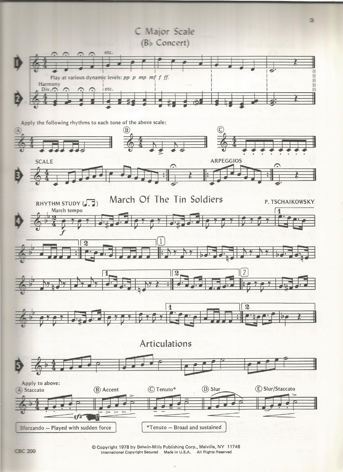 Contemporary Band Course : Band Today Bb Cornet / Trumpet  Part 3 by  J. Ployhar
