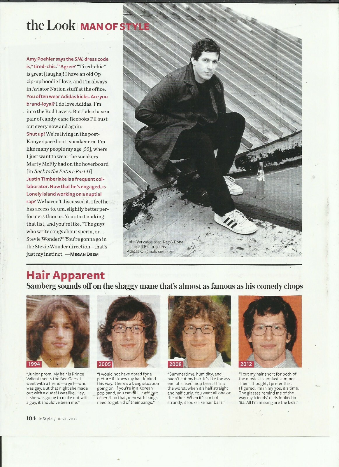 ANDY SAMBERG MAGAZINE CLIPPINGS