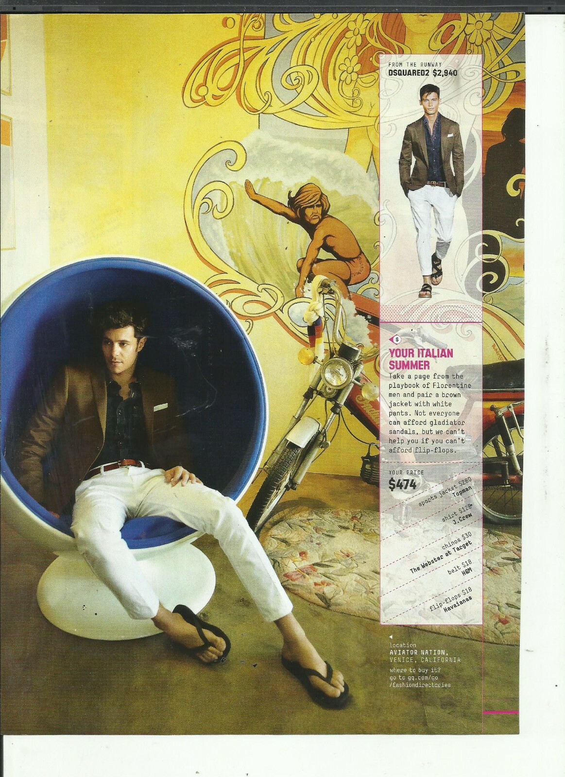 ADAM BRODY MAGAZINE CLIPPINGS