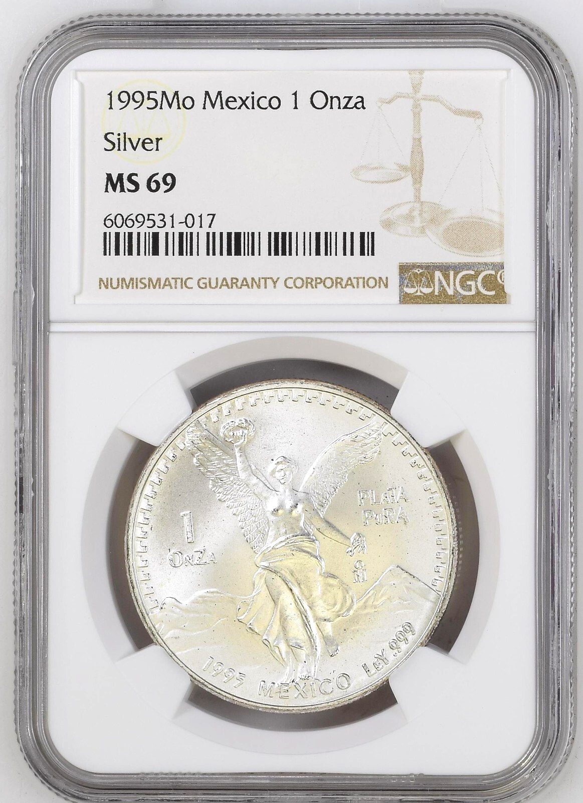1995 Mo Mexico 1 Onza Silver Libertard NGC MS69 | eBay