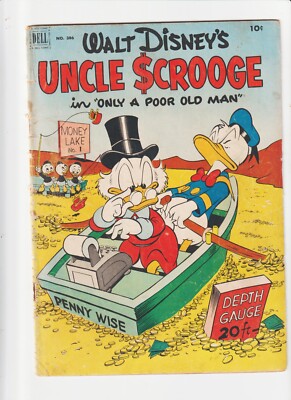 Walt Disney Uncle Scrooge (#1)  4 COLOR 386  Carl Bar Only A Poor Old Man BARKS