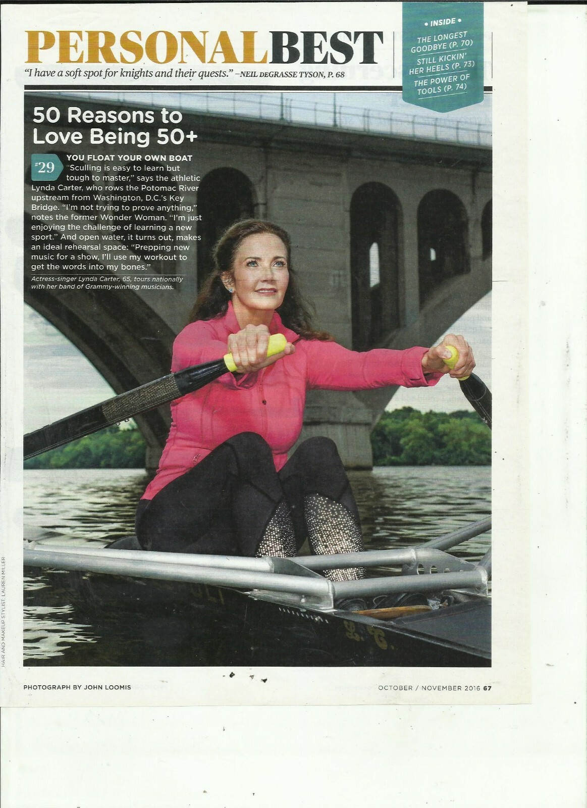 LYNDA CARTER MAGAZINE CLIPPINGS