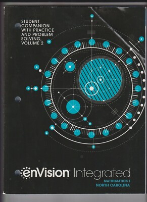 enVision Integrated MATHEMATICS 1 volume 2 - North Carolina - UNUSED