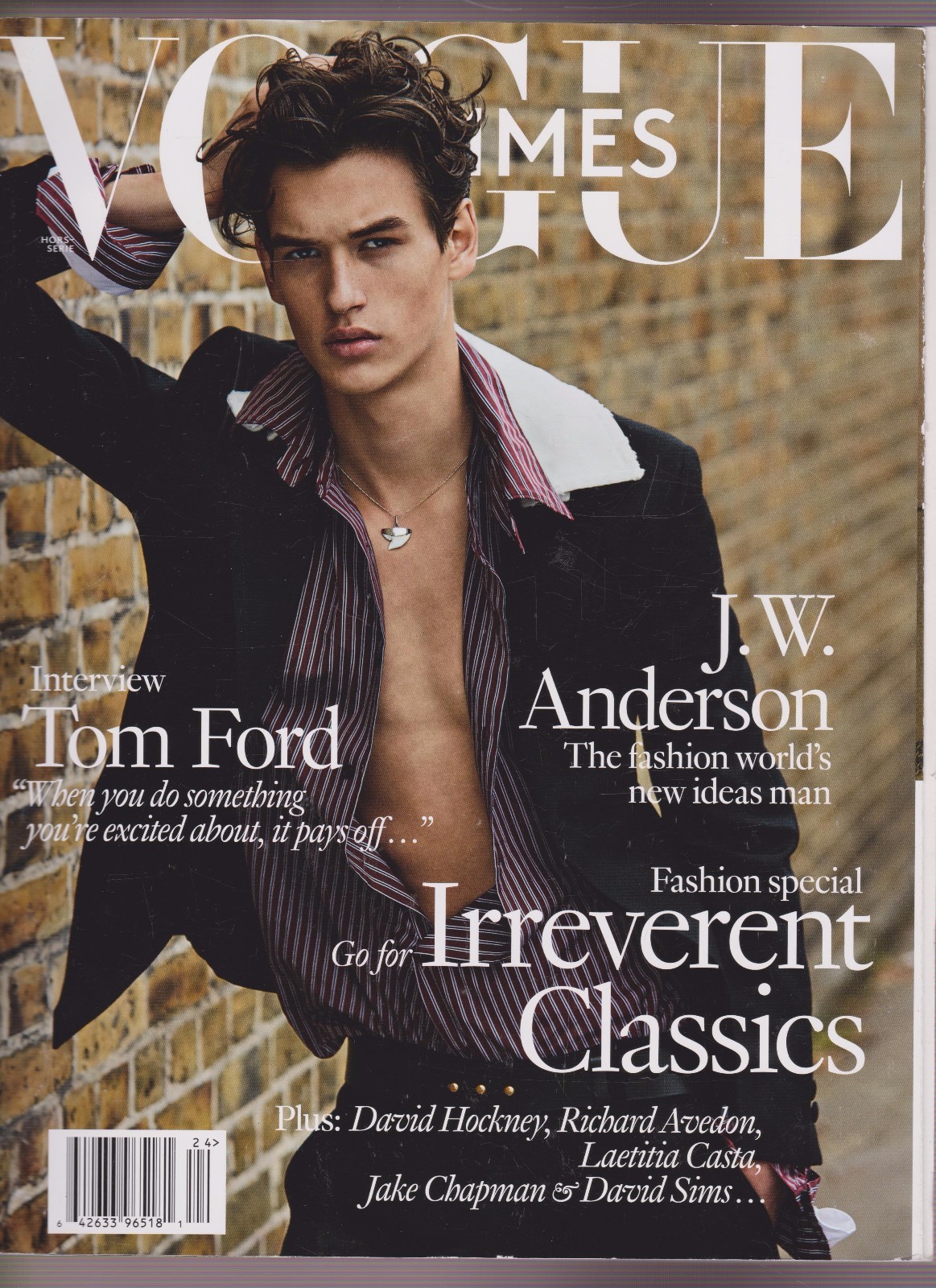 女性情報誌 Vogue HOMMES Fall/Winter 2020 Vogue Hommes Fall