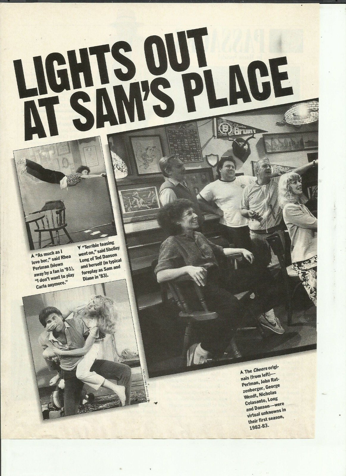 CHEERS MAGAZINE CLIPPINGS