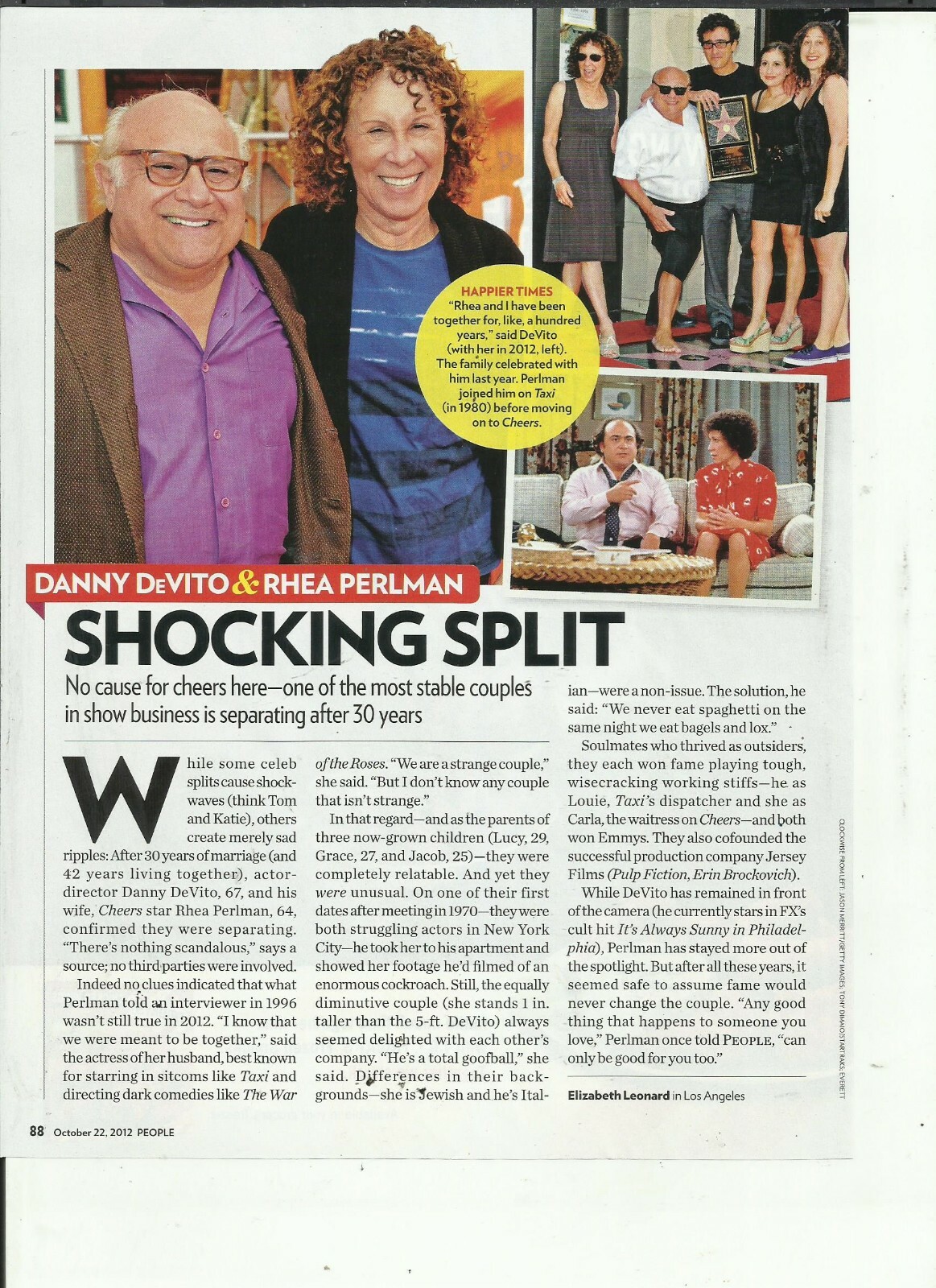 CHEERS MAGAZINE CLIPPINGS