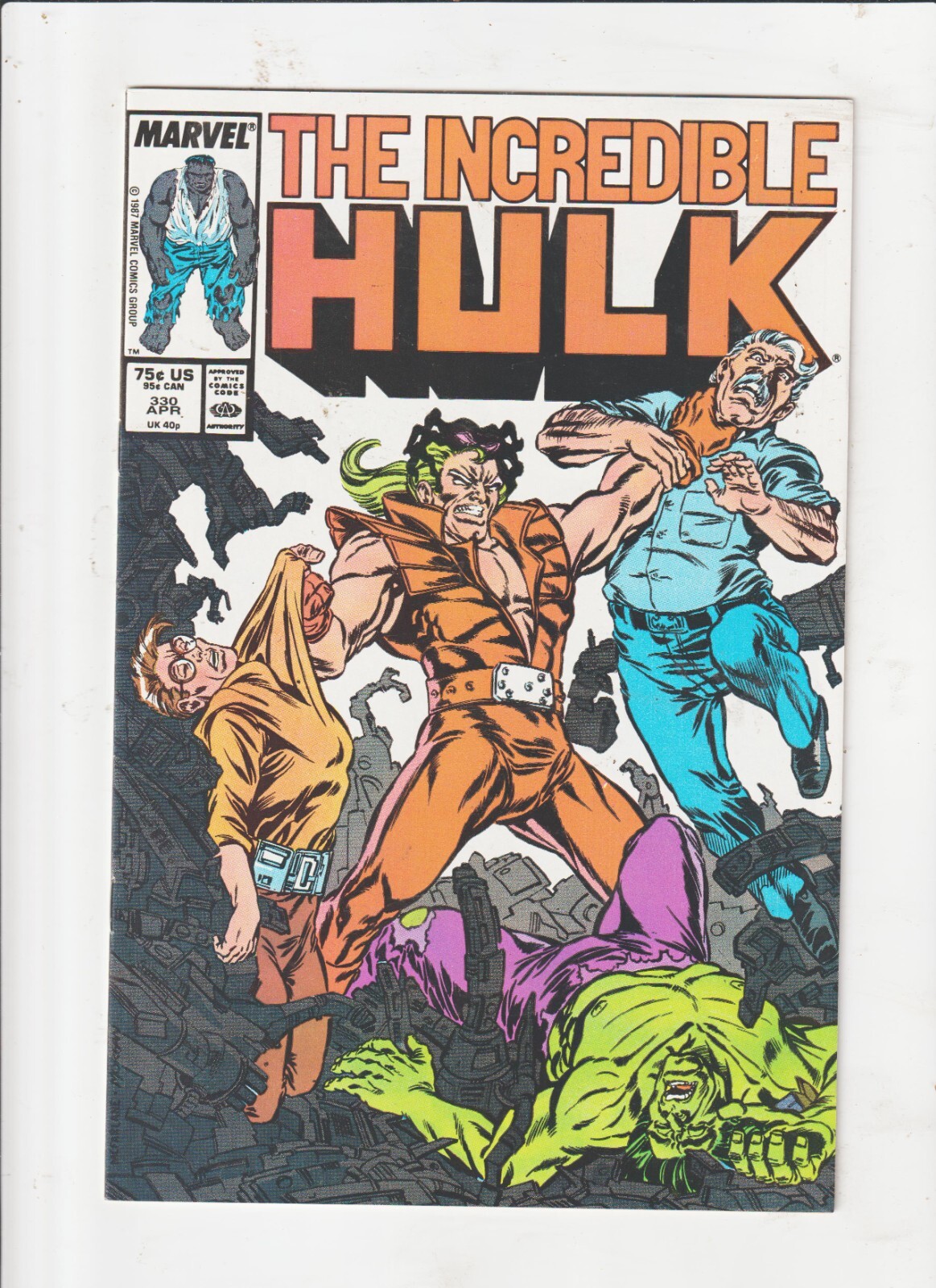 少年漫画 Incredible Hulk #330 *1st McFarlane Incredible Hulk #330 1st Todd McFarlane Art in Marvel COMICS