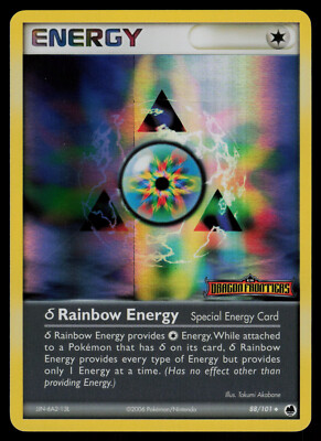 Rainbow Energy - 88/101 - Pokemon Card Ex Dragon Frontiers Reverse Holo - NM