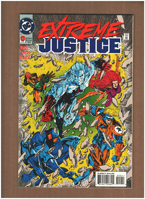 Extreme Justice #0 DC Comics 1995 Captain Atom Booster Gold Blue Beetle NM- 9.2