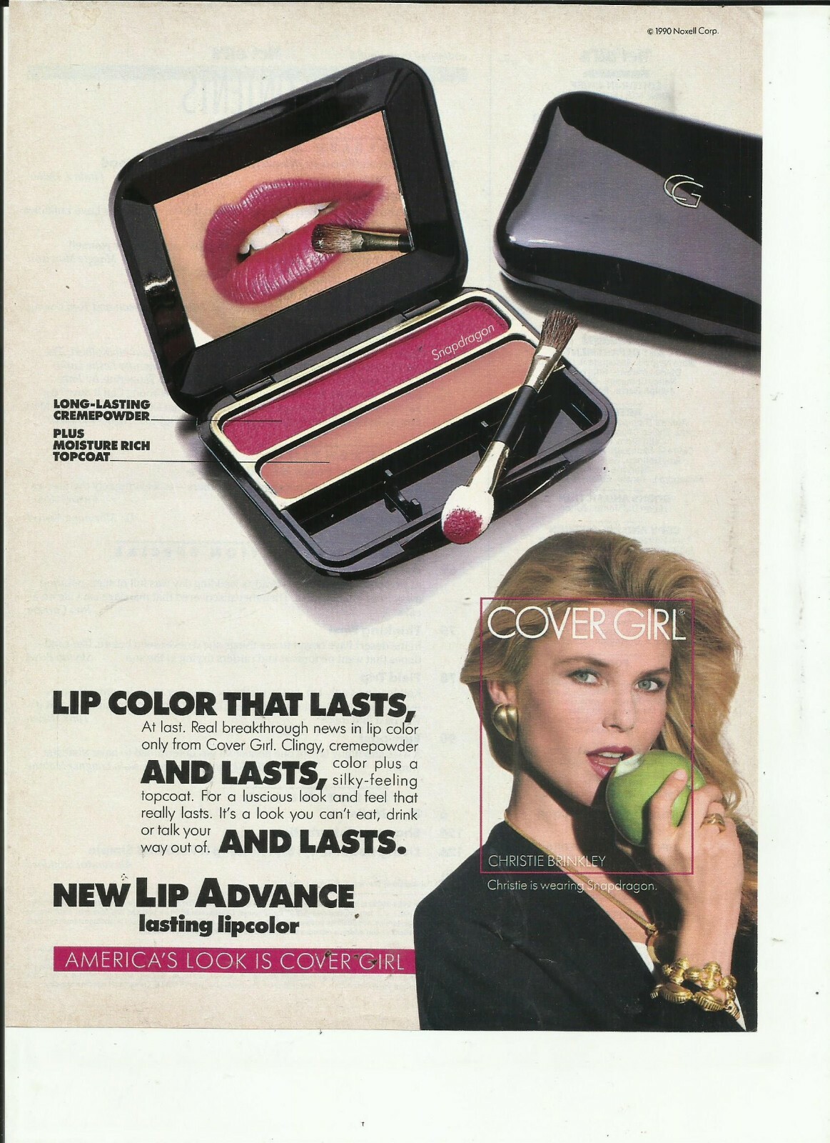 CHRISTIE BRINKLEY MAGAZINE CLIPPINGS-LOT #3