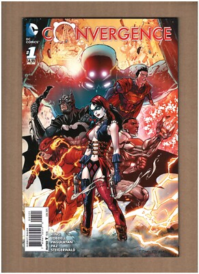 Convergence #1 DC Comics 2015 Tony Daniel Variant Harley Quinn NM- 9.2