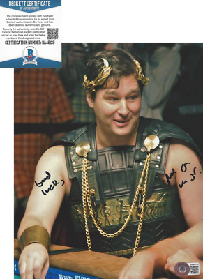 PHIL HELLMUTH WSOP POKER PLAYER BRAT SIGNED 8x10 PHOTO B BECKETT COA BAS