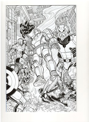 Ultimates (2024) #2 Variant SDCC 2024 Bradshaw B&W Virgin Previews Exclusive Edi