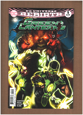 Green Lanterns #1 2nd Print DC Rebirth 2016 JESSICA CRUS SIMON BAZ NM- 9.2