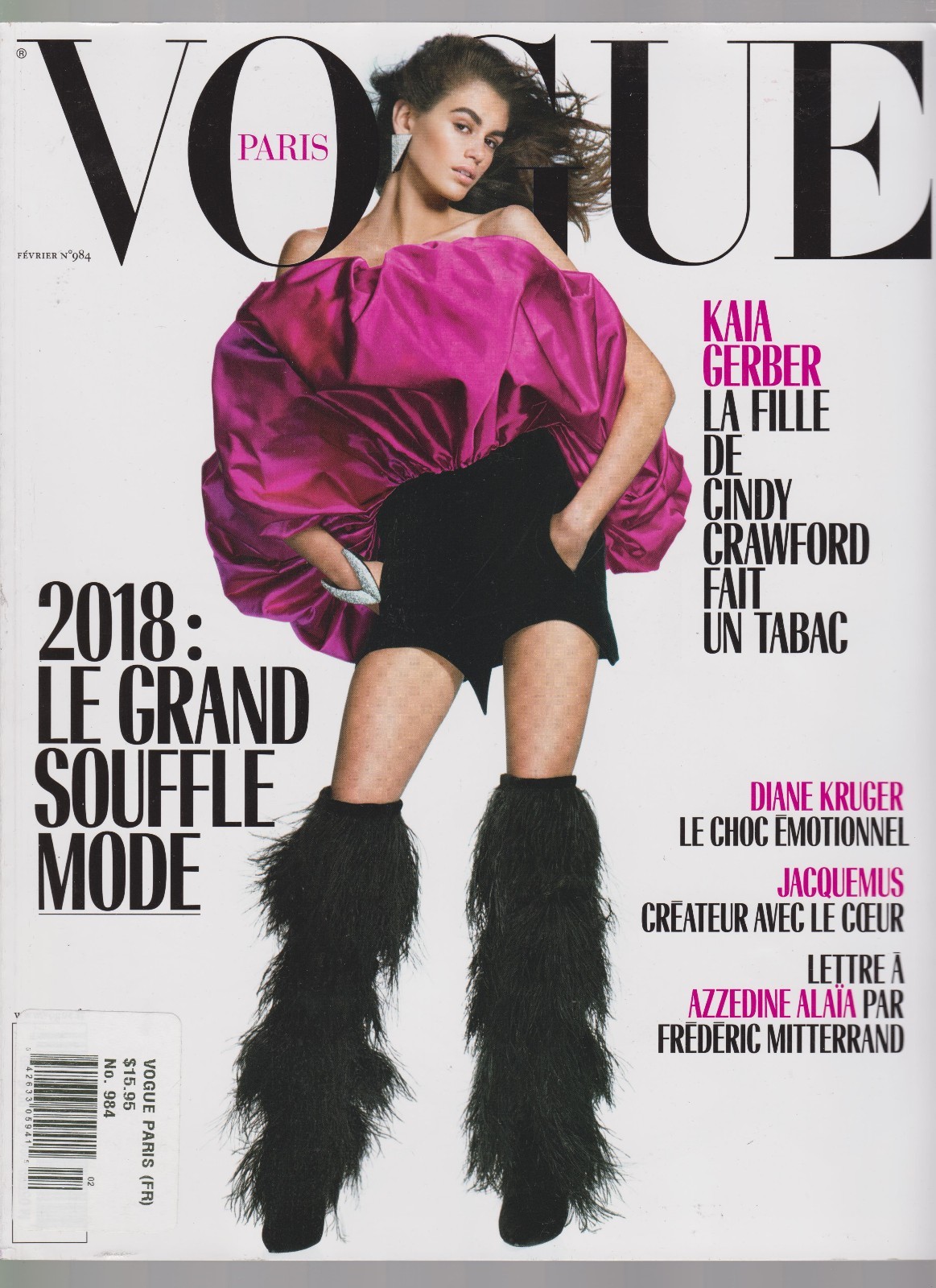 VOGUE PARIS MAGAZINE NO 984 FEBRUARY (FEVRIER)2018 | eBay