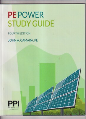 PPI PE Power Study Guide, 4th Edition - a Comprehensive Study Guide - UNUSED!